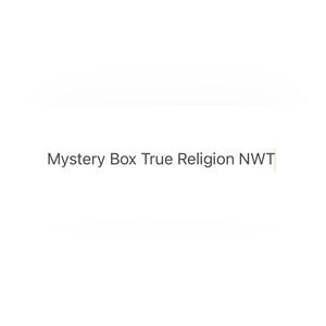 True Religion Mystery Box - New with Tags